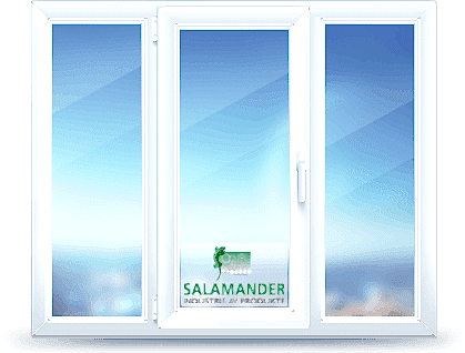 Двустворчатое окно Salamander